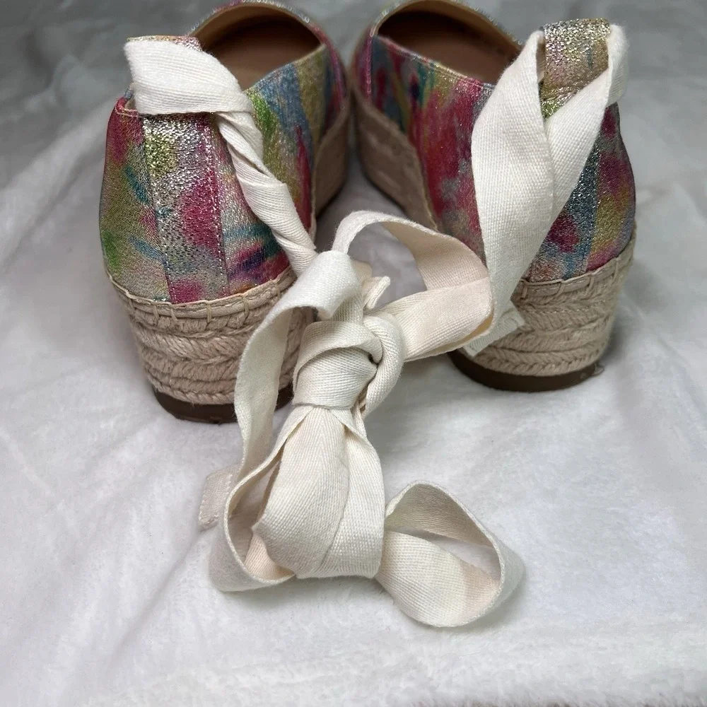 Jessica Simpson Cavien Espadrille Slip-On US Size 9.5 / EU 41 Multicolor Ankle